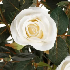 DecoWoerner Decoración Temática|Árboles Artificiales>Rosal Artificial En Maceta 115 Cm