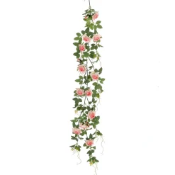DecoWoerner Guirnaldas Y Vides|Flores Artificiales>l Artificial , 125 Cm Con Azada