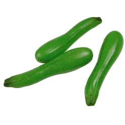 DecoWoerner Verduras Y Hierbas>Réplica De Calabacín, 3 Piezas