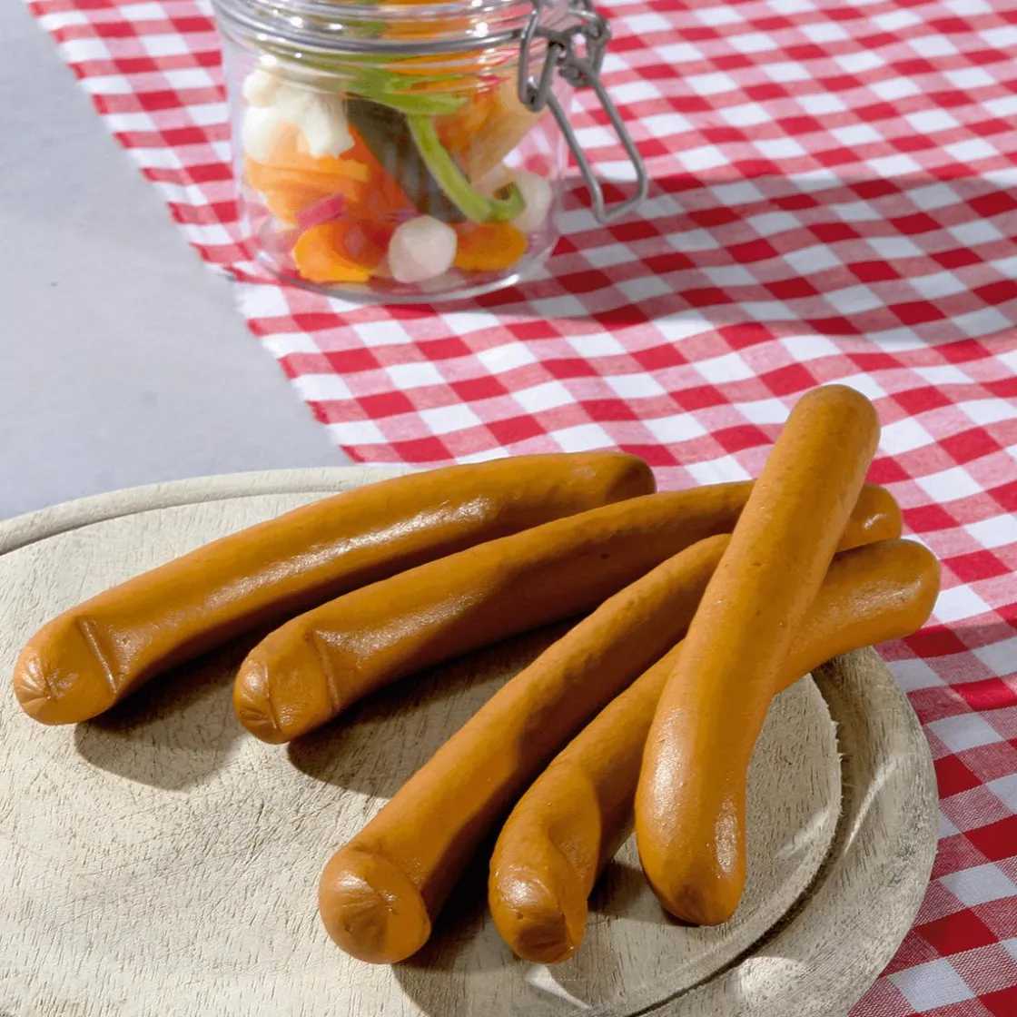 DecoWoerner Platos Y Comida Rápida|Carnes Y Embutidos>Salchichas Vienesas Alimento De Imitación 15 Cm