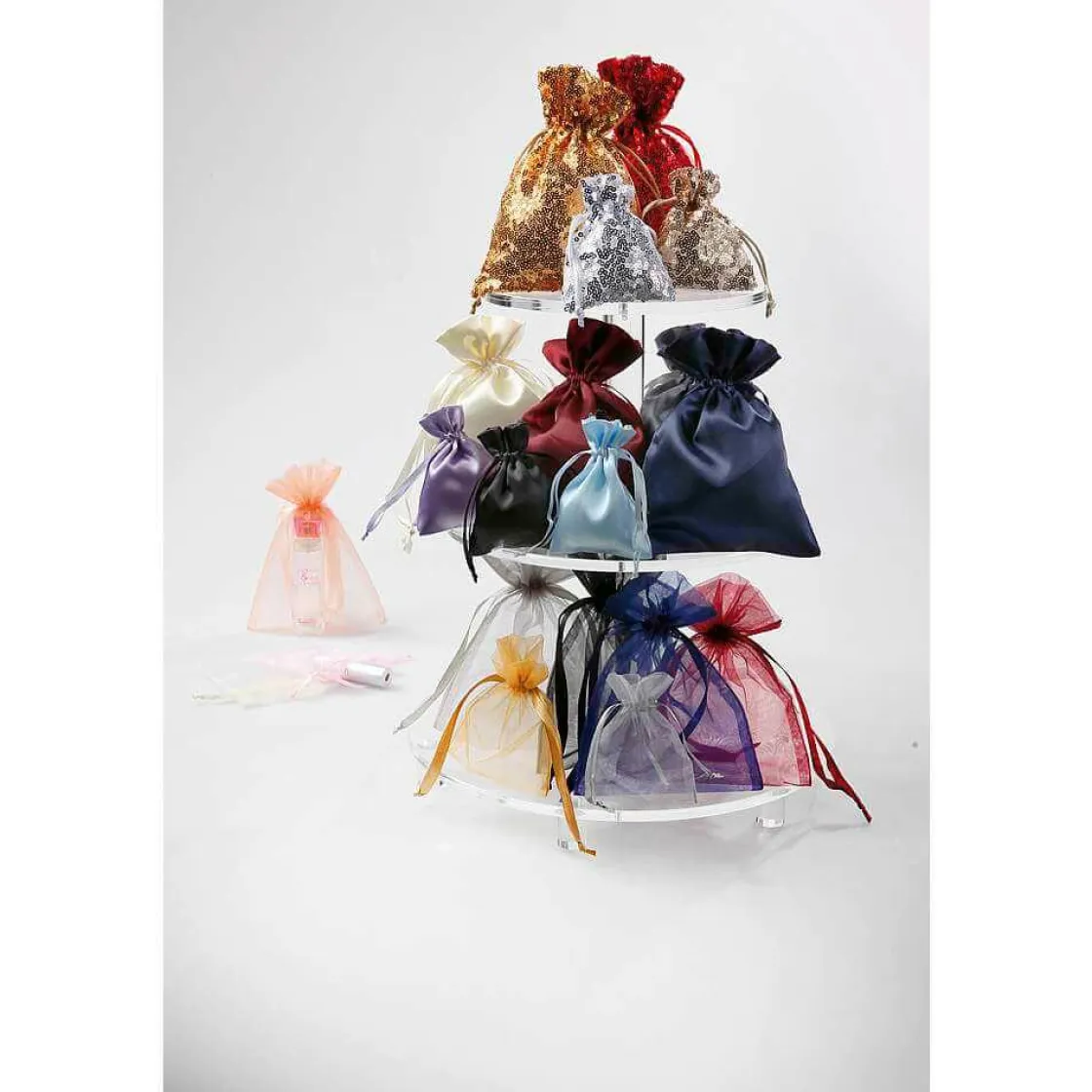 DecoWoerner Bolsitas Con Cordón>Saquitos De Organza 10 Cm, 50 Piezas, do