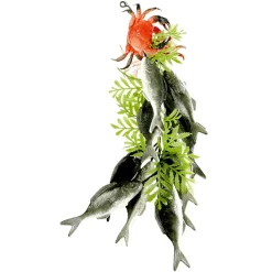 DecoWoerner Pescados Y Mariscos>Sardinas Con Rama Alimento De Imitación 35 Cm