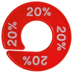 DecoWoerner Material De Rebajas|Separadores De Talla Y Marcadores De Tallas>Separador De Tallas Redondo "20%"