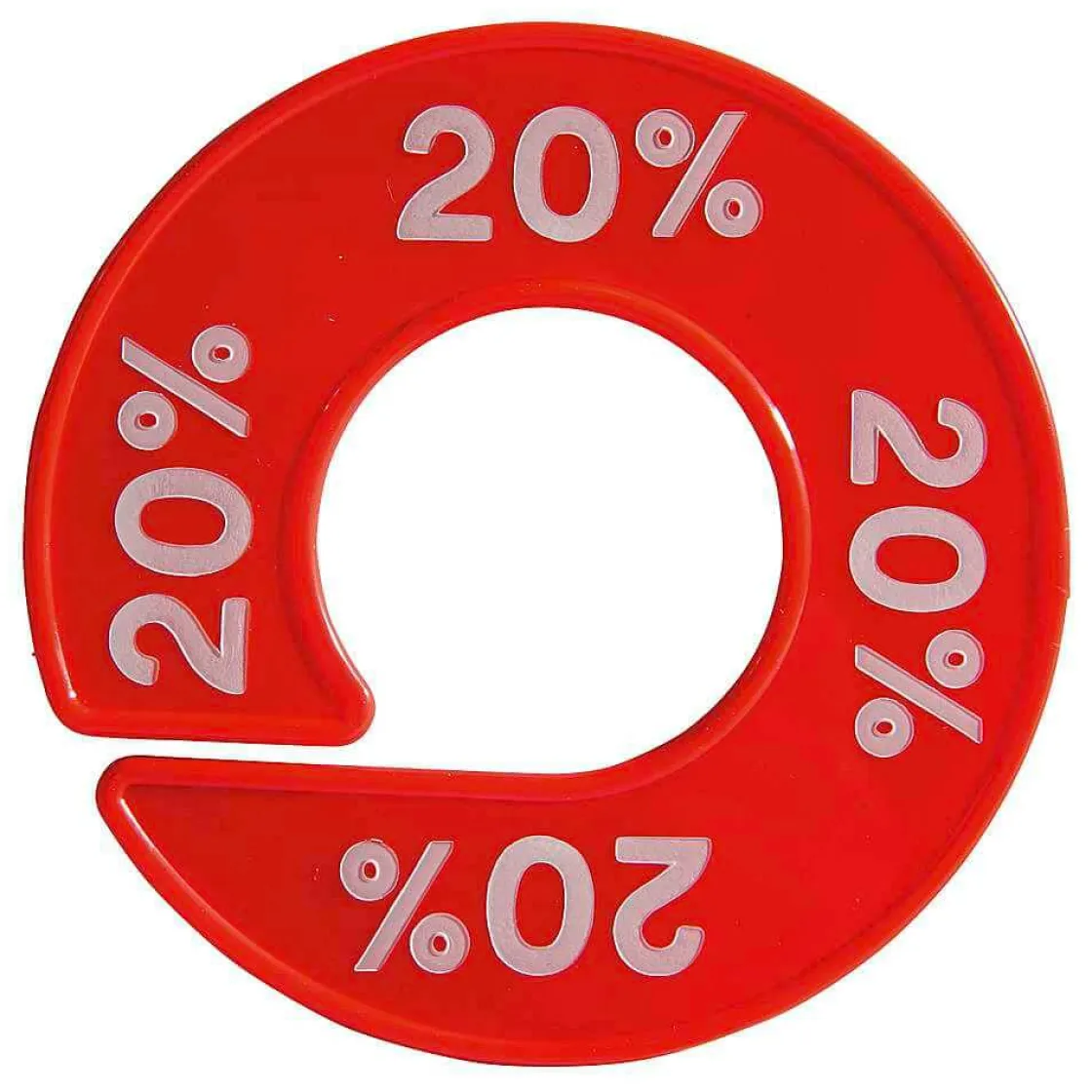 DecoWoerner Material De Rebajas|Separadores De Talla Y Marcadores De Tallas>Separador De Tallas Redondo "20%"