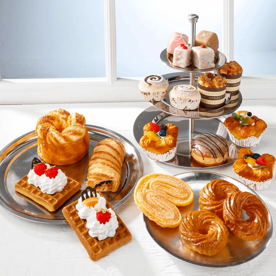 DecoWoerner Pan Y Pastel>Set De Repostería Spritz Muñecos De Comida, 3 Uds.