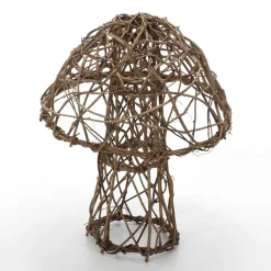 DecoWoerner Decoración De Otoño>Seta De Madera De Vid, 65 Cm De Altura