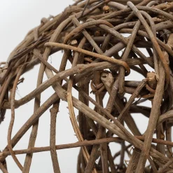 DecoWoerner Decoración De Otoño>Seta De Madera De Vid, 65 Cm De Altura