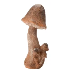 DecoWoerner Decoración De Otoño>Seta Decorativa De 15 Cm De Altura Y 6 Cm De Diámetro Con 4 Setas Pequeñas Recién Llegadas