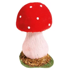 DecoWoerner Decoración De Otoño>Seta Matamoscas Decorativa Altura 13 Cm