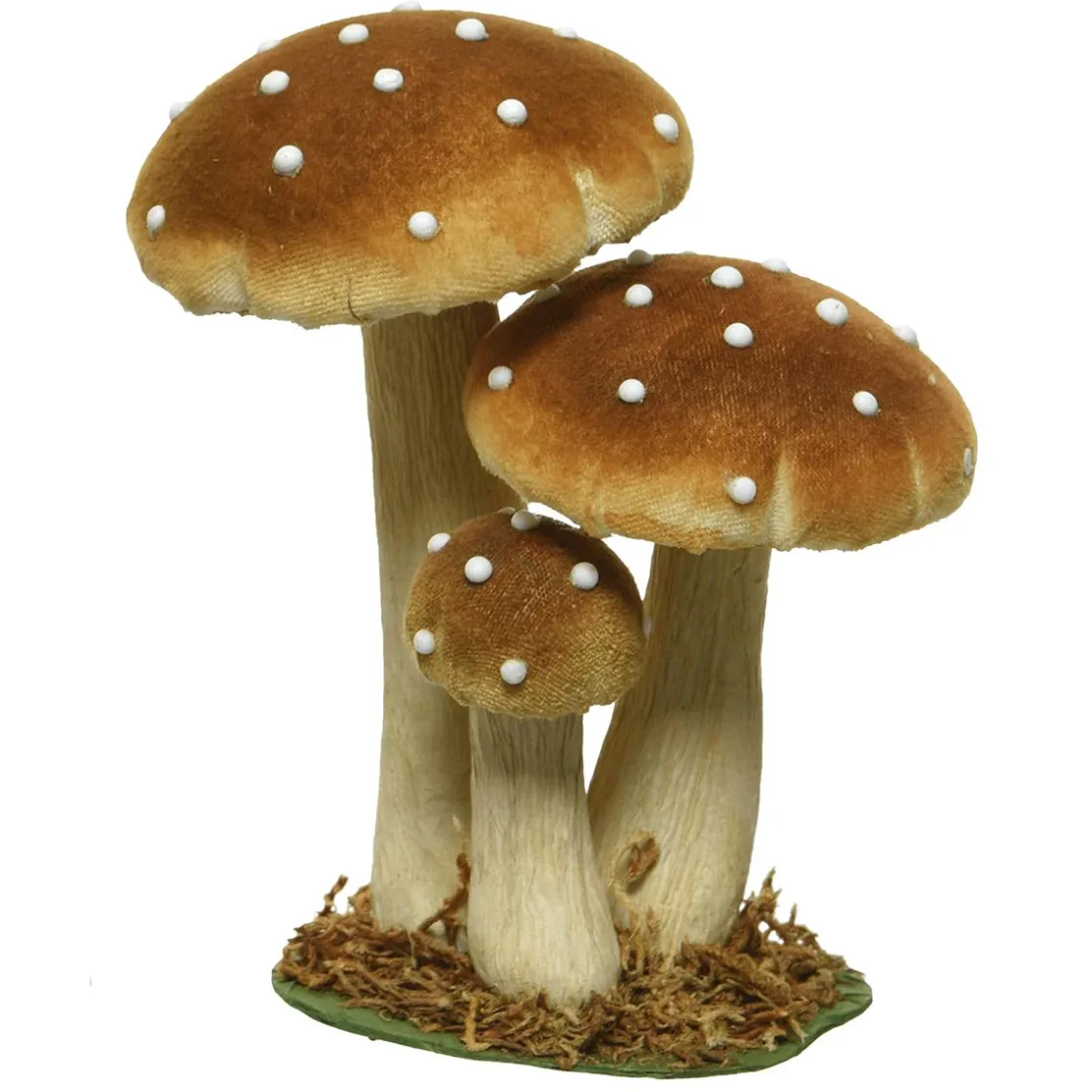 DecoWoerner Decoración De Otoño>Setas Deco Con Paraguas De Lunares 17 Cm