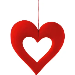 DecoWoerner Decoración Temática>Silueta De Corazón, Ø 40 Cm B-goods