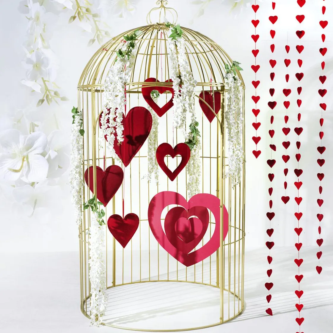DecoWoerner Decoración Temática>Silueta De Corazón, Ø 40 Cm B-goods