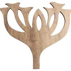 DecoWoerner Decoración Natural|Decoración De Otoño>Silueta De Madera 60 X 50 Cm