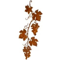 DecoWoerner Decoración De Otoño>Silueta Noble De Metal Oxidado "Vine" 58 Cm