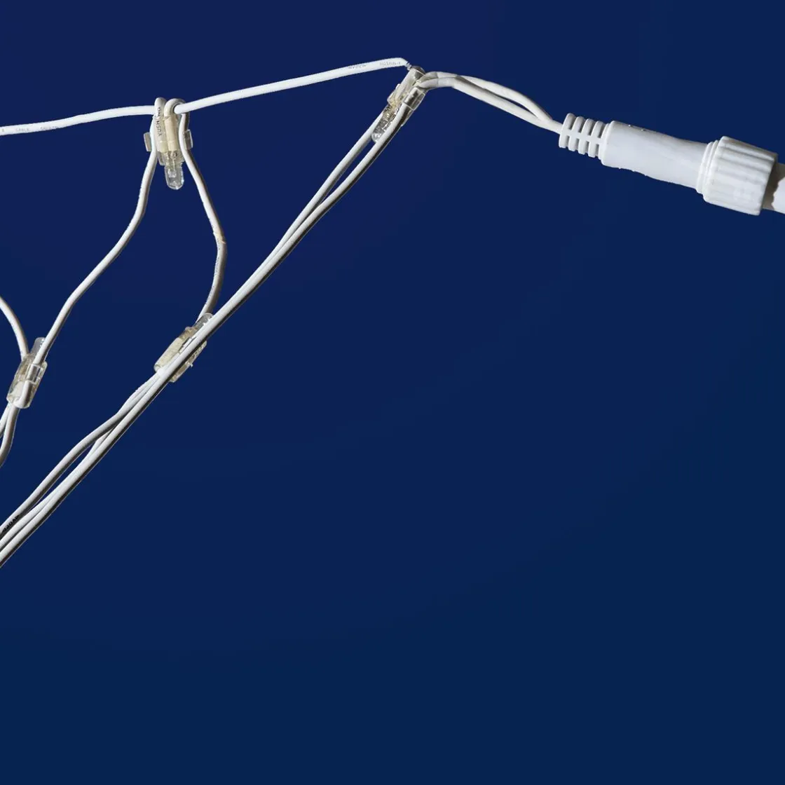 DecoWoerner Luces De Navidad>Sistema De Red De Luces Para Exteriores, Luz LED Blanca, Cable , 250 X 120 Cm
