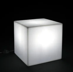 DecoWoerner Luz Decorativa>Slide Cubo Luminoso "Cube", 43 Cm