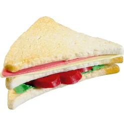 DecoWoerner Platos Y Comida Rápida>Sándwich Tostado Alimento De Imitación 14,5 Cm