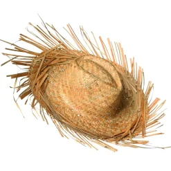 DecoWoerner Decoración De Verano>Sombrero De Paja Decorativo, Natural, Ø 40 Cm