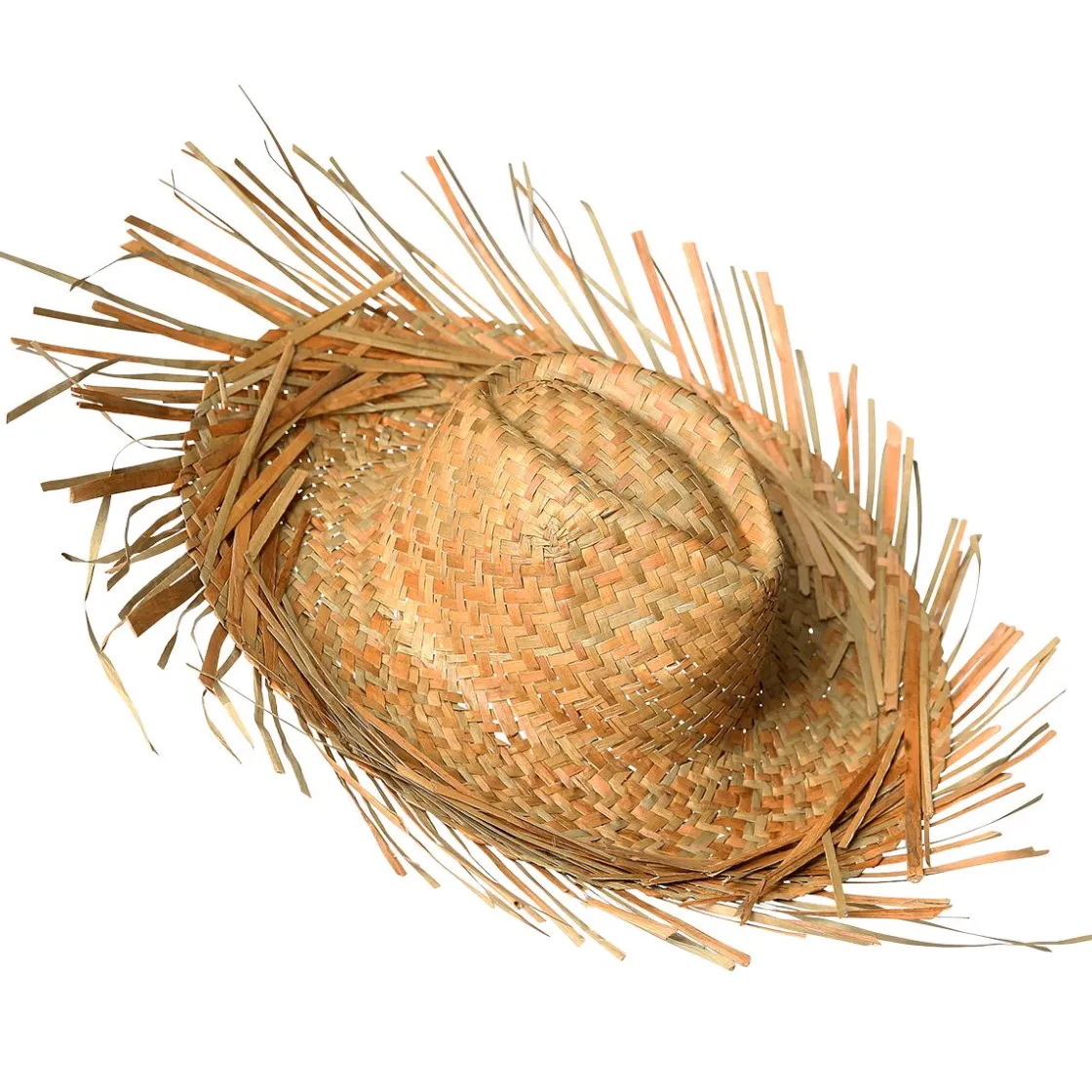 DecoWoerner Decoración De Verano>Sombrero De Paja Decorativo, Natural, Ø 40 Cm