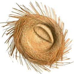 DecoWoerner Decoración De Verano>Sombrero De Paja Decorativo, Natural, Ø 40 Cm