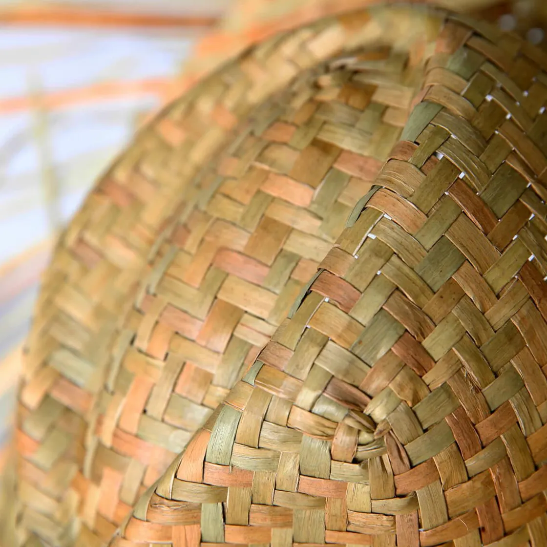 DecoWoerner Decoración De Verano>Sombrero De Paja Decorativo, Natural, Ø 40 Cm