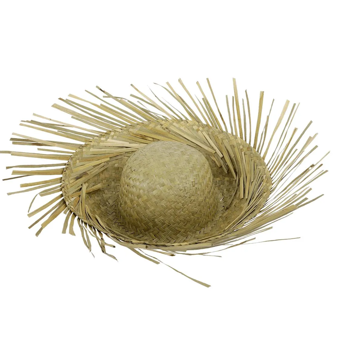 DecoWoerner Decoración Temática|Decoración De Verano>Sombrero De Paja Natural, 40 Cm Ø