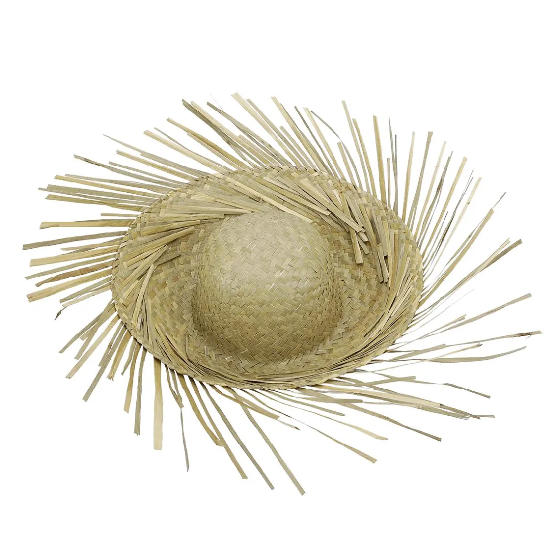 DecoWoerner Decoración Temática|Decoración De Verano>Sombrero De Paja Natural, 40 Cm Ø