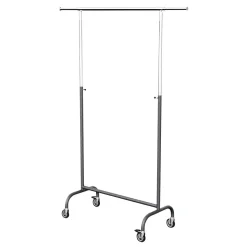 DecoWoerner Percheros>Soporte De Rodillo "Sólido" Antracita, 100 Cm De Ancho