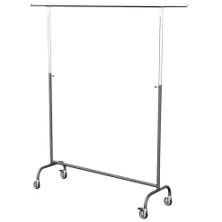 DecoWoerner Percheros>Soporte De Rodillo "Sólido" Antracita, 150 Cm De Ancho