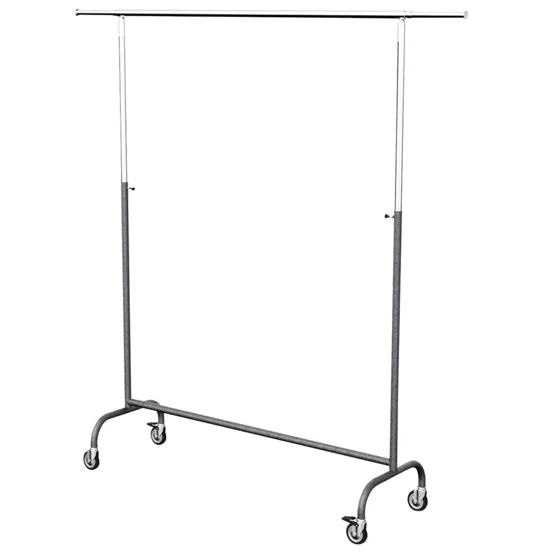 DecoWoerner Percheros>Soporte De Rodillo "Sólido" Antracita, 150 Cm De Ancho