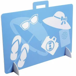 DecoWoerner Decoración De Verano>Soporte Decorativo Para Maletas De Vacaciones 65 Cm