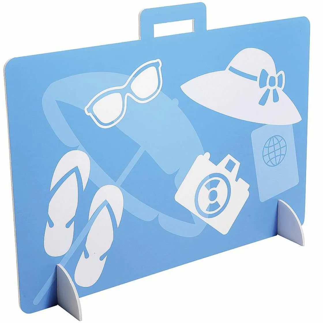 DecoWoerner Decoración De Verano>Soporte Decorativo Para Maletas De Vacaciones 65 Cm