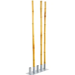 DecoWoerner Decoración Natural|Macetas Y Artículos De Decoración>Soporte Metálico 5 Recipientes, 15 Cm De Altura, Gris, Recto