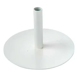 DecoWoerner Decoración Natural|Macetas Y Artículos De Decoración>Soporte Metálico 1 Recipiente, 15 Cm De Altura, Blanco