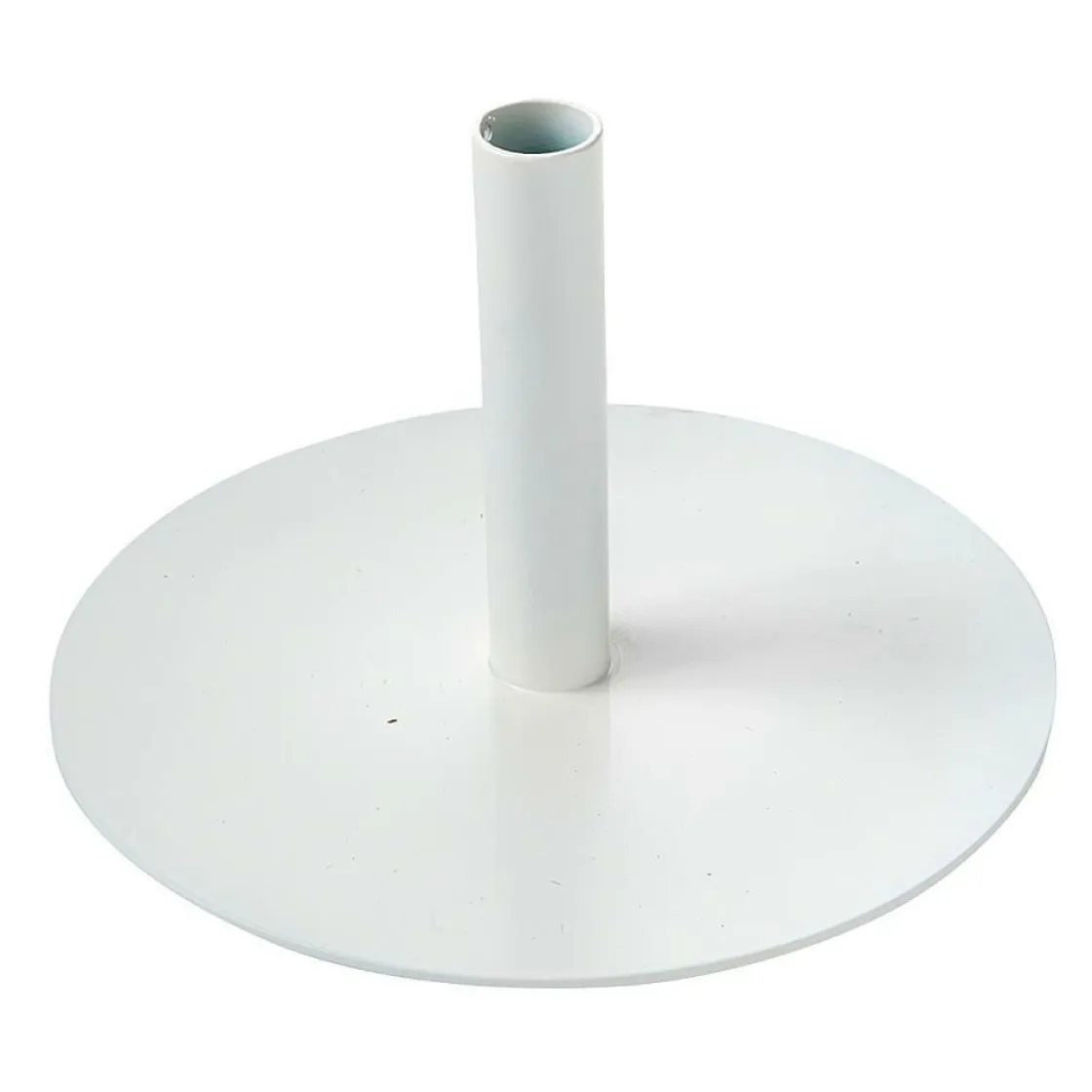 DecoWoerner Decoración Natural|Macetas Y Artículos De Decoración>Soporte Metálico 1 Recipiente, 15 Cm De Altura, Blanco