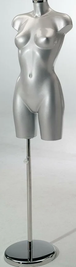 DecoWoerner Bustos De Costura|Maniquíes>Soporte Metálico Para Torsos, Alojamiento Para Sujeción De Piernas