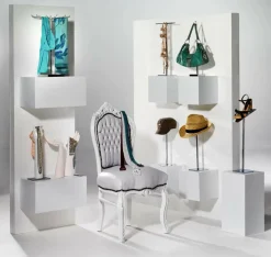 DecoWoerner Expositores Para Tiendas>Soporte Para Cadenas Giratorio, Altura 47 Cm
