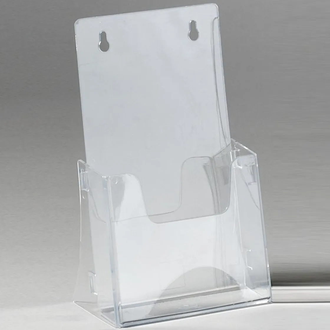 DecoWoerner Expositores Para Tiendas>Soporte Para Folletos Plegable, Longitud DIN