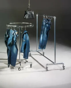 DecoWoerner Percheros>Soporte Redondo Ø 80 Cm, Altura Ajustable