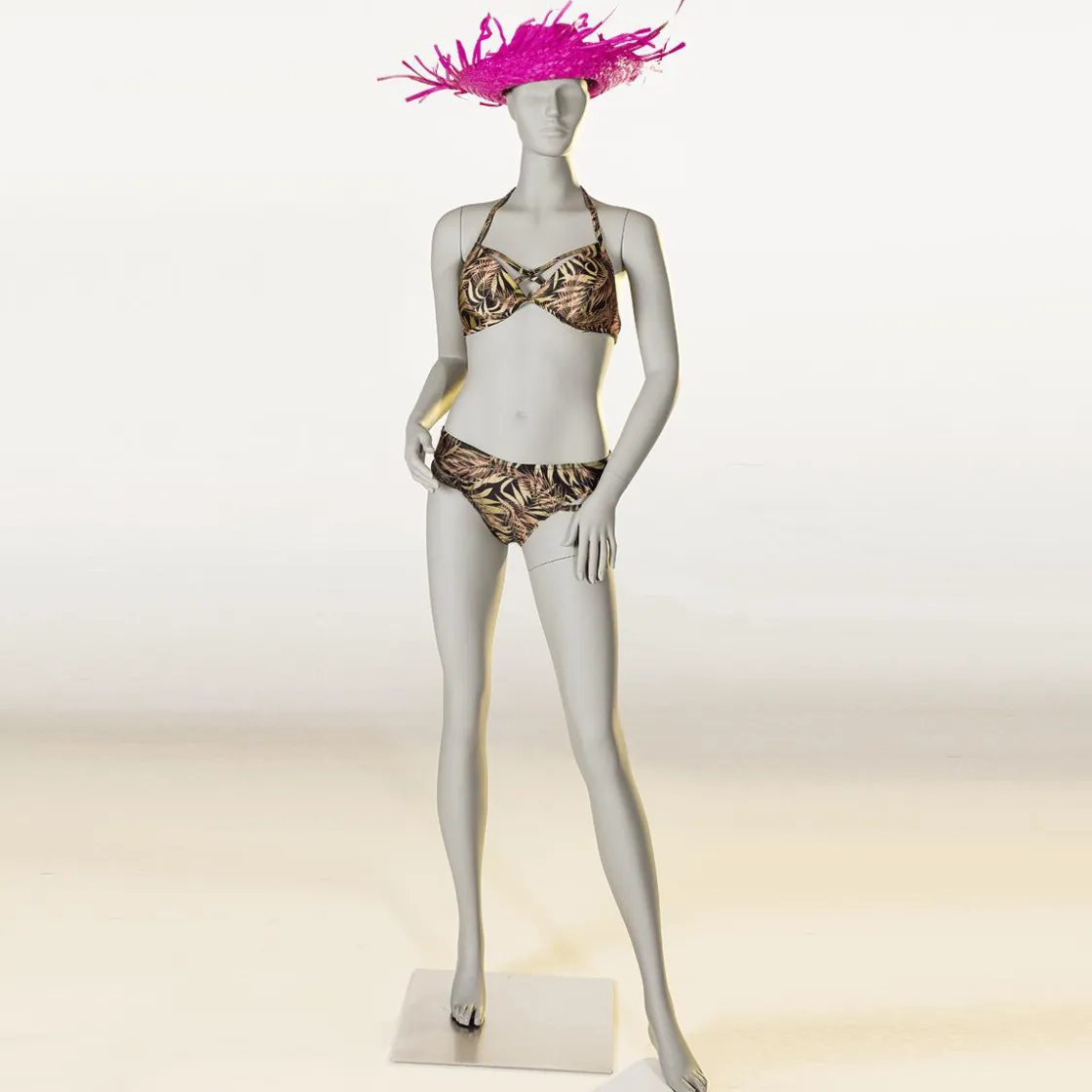 DecoWoerner Maniquíes>Sport Mannequin Lady Athlete - Pierna Izquierda Abierta Y Ambos Brazos Doblados