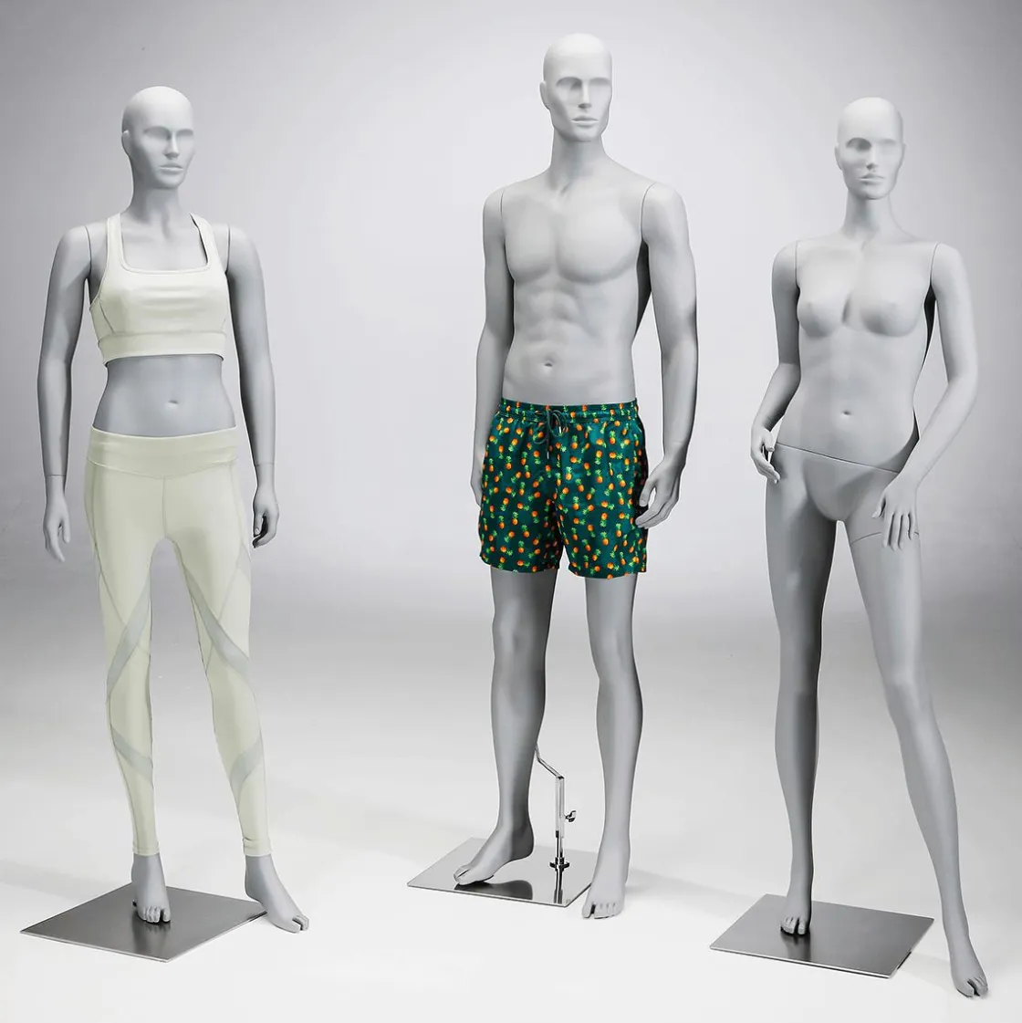 DecoWoerner Maniquíes>Sport Mannequin Lady Athlete - Pierna Izquierda Abierta Y Ambos Brazos Doblados