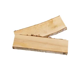 DecoWoerner Decoración Natural|Decoración Temática>Tablero De Abedul 35 X 8-12 Cm, 2 Piezas