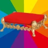 DecoWoerner Decoración Navideña Xxl>Taburete, Longitud: 85 Cm