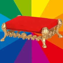 DecoWoerner Decoración Navideña Xxl>Taburete, Longitud: 85 Cm