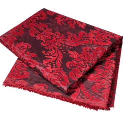 DecoWoerner Telas>Tafetán Con Flocado De Terciopelo, Anchura: 145 Cm, Color