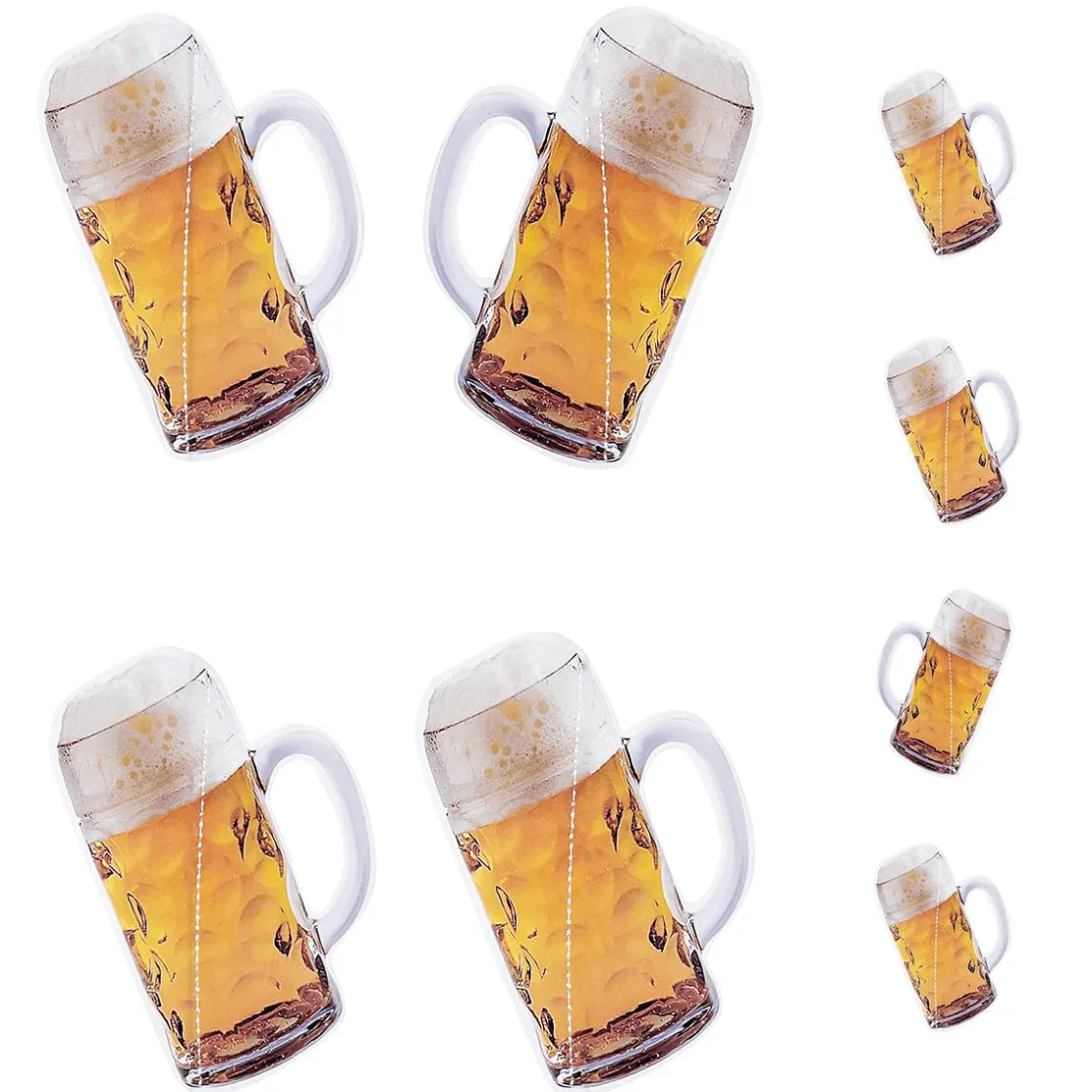 DecoWoerner Decoración Temática>Taza De Cerveza Cadena De Exhibición 100 X 14 Cm Impresa Por Ambos Lados Decoración Oktoberfest