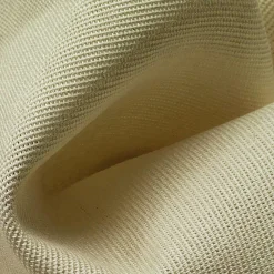 DecoWoerner Telas>Tejido De Viscosa Acanalado De Marfil, 120 Cm De Ancho