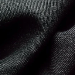 DecoWoerner Telas>Tejido De Viscosa Costilla Negra, 120 Cm De Ancho