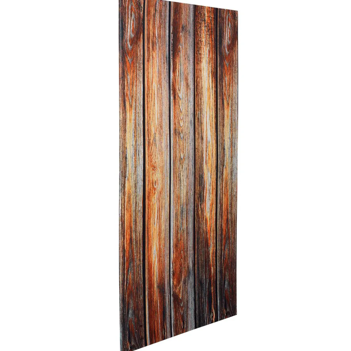 DecoWoerner Telas>Tejido Decorativo "Listones De Madera", Anchura: 150 Cm