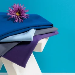 DecoWoerner Telas>Tejido Decorativo Morado, Anchura: 150 Cm